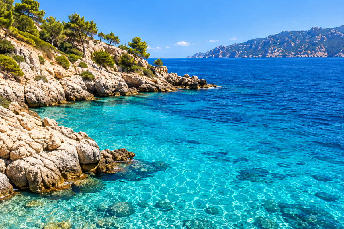 Kustmiljö på Mallorca